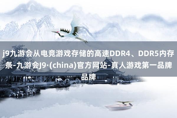 j9九游会从电竞游戏存储的高速DDR4、DDR5内存条-九游会J9·(china)官方网站-真人游戏第一品牌