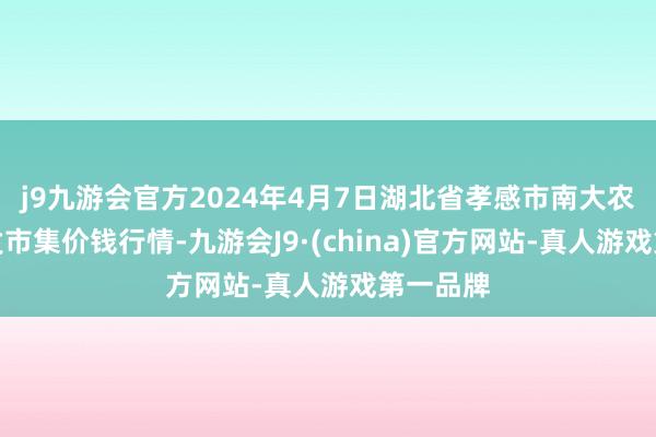 j9九游会官方2024年4月7日湖北省孝感市南大农居品批发市集价钱行情-九游会J9·(china)官方网站-真人游戏第一品牌