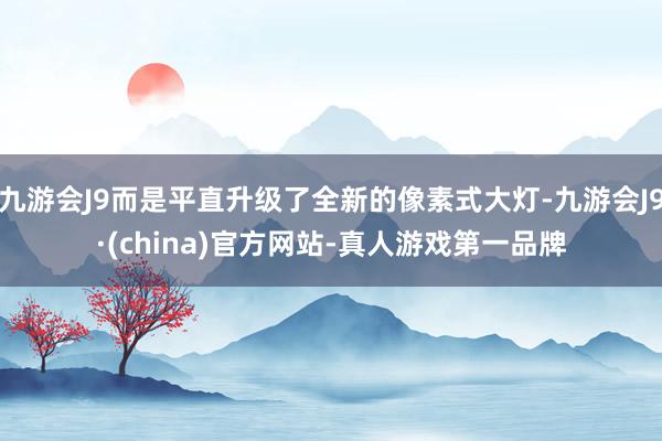 九游会J9而是平直升级了全新的像素式大灯-九游会J9·(china)官方网站-真人游戏第一品牌