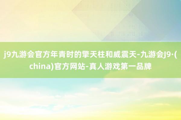 j9九游会官方年青时的擎天柱和威震天-九游会J9·(china)官方网站-真人游戏第一品牌